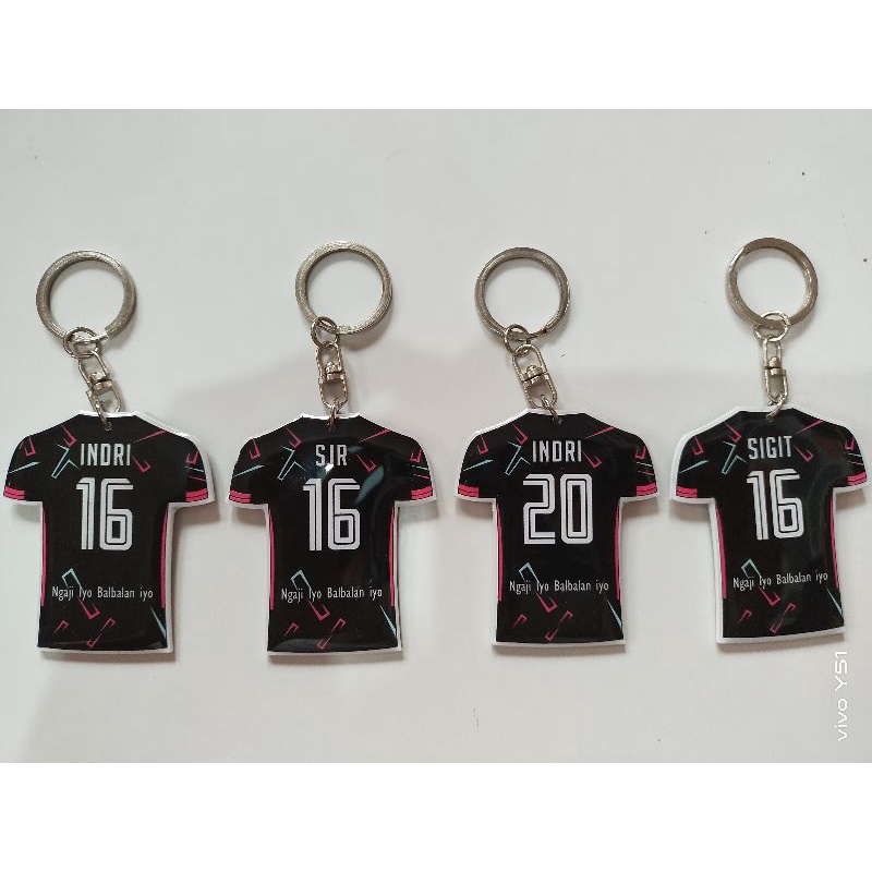 Gantungan Kunci Akrilik Custom Satuan