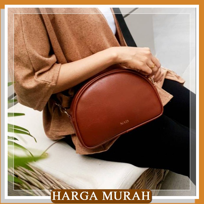 Tas Dompet Hp Wanita Mini Korea Touch Screen Bisa Main Hp Di Dala KE617 Beliya Boba Bag Brown