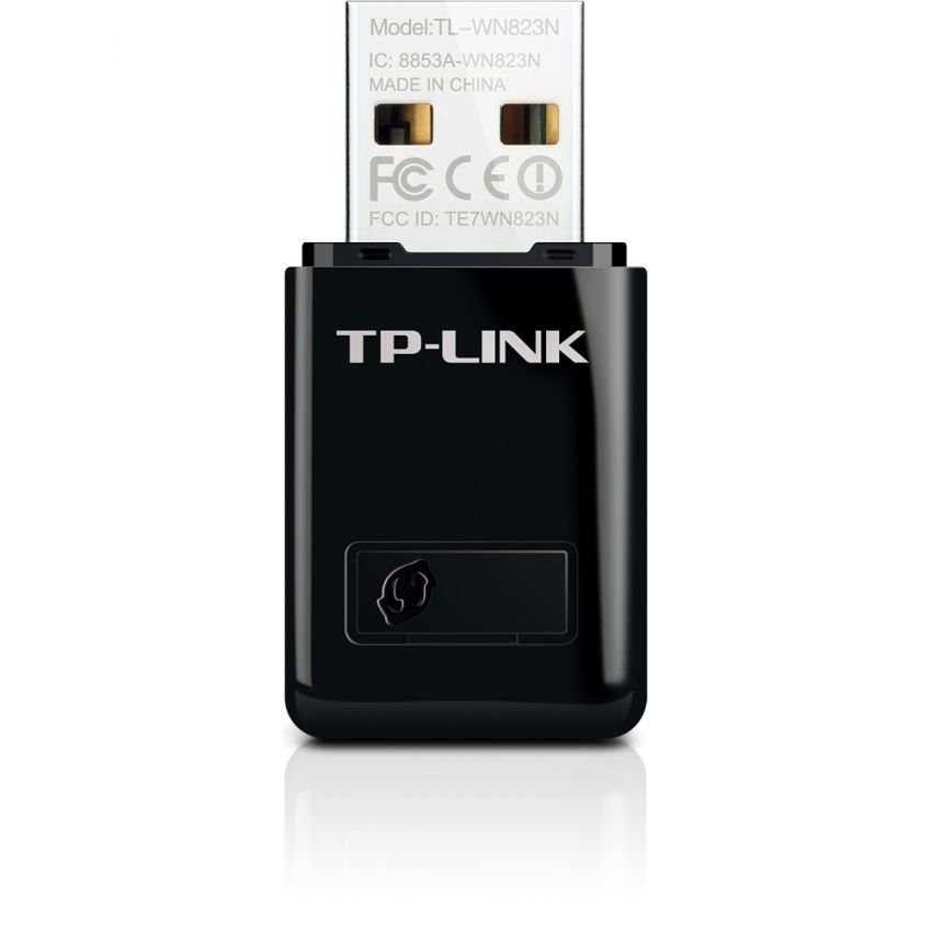 Trend-TP-LINK TL-WN823N Mini Wireless N USB Adapter Up to 300 Mbps - Hitam