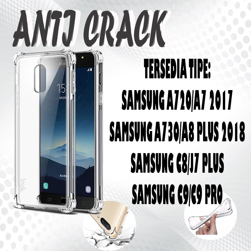 SILIKON Anticrack Case Anti Crack Casing SAMSUNG J5 2016 J510 / J7 2016 J710 / J3 2015 J300 / Realme C2 Oppo A1k