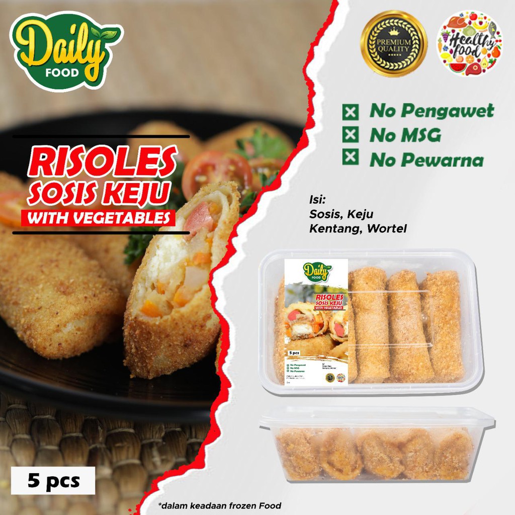 

Risoles Sosis Keju (Frozen) by Daily Food