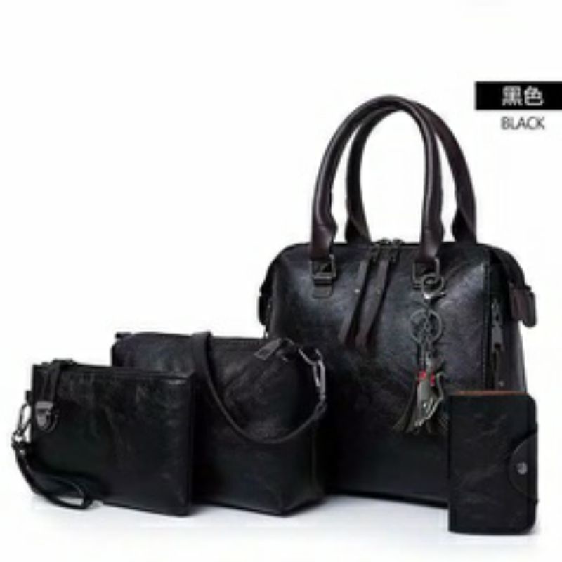 Tas Handbag Selempang Wanita Elegant Import 4in1 CR7180 JT819624 GT1662 LT1496 BQ2445 EL458