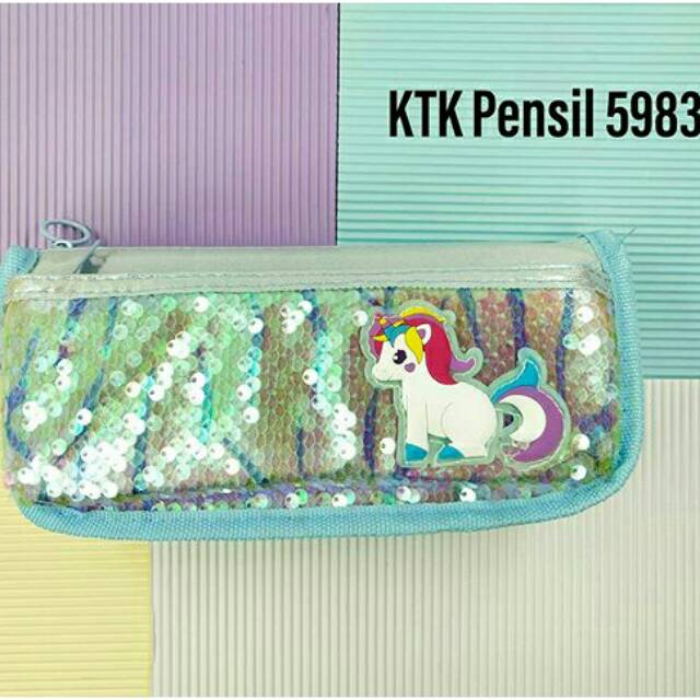 

KOTAK PENSIL RESLETING GLITTER USAP UNICORN KODE 5983