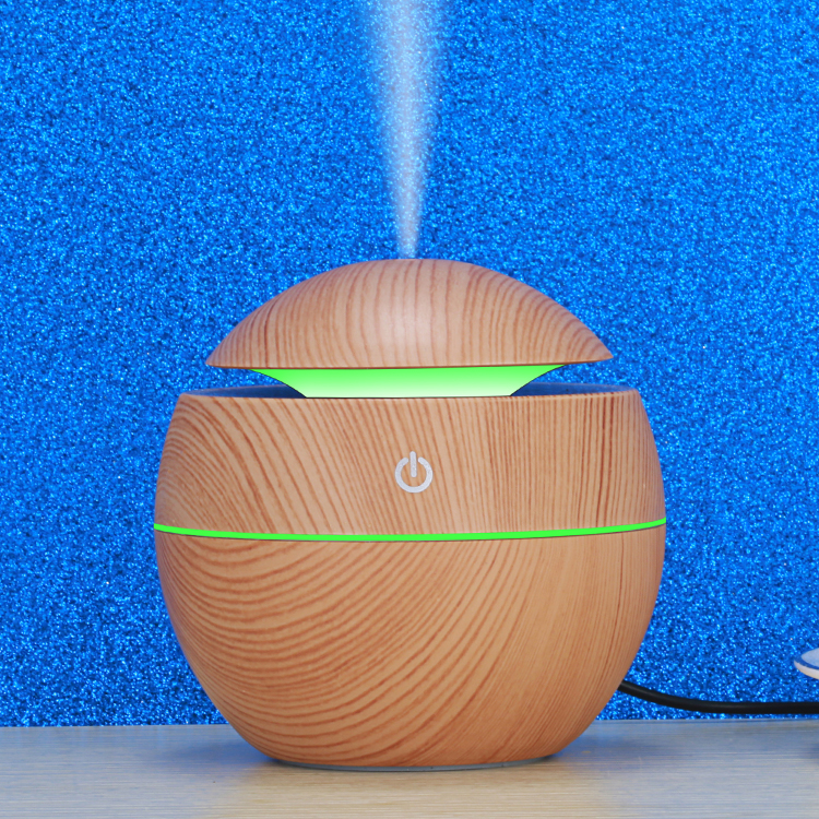 Taffware Aromatherapy Air Humidifier Desain Kayu - HUMI H41 - Kuning