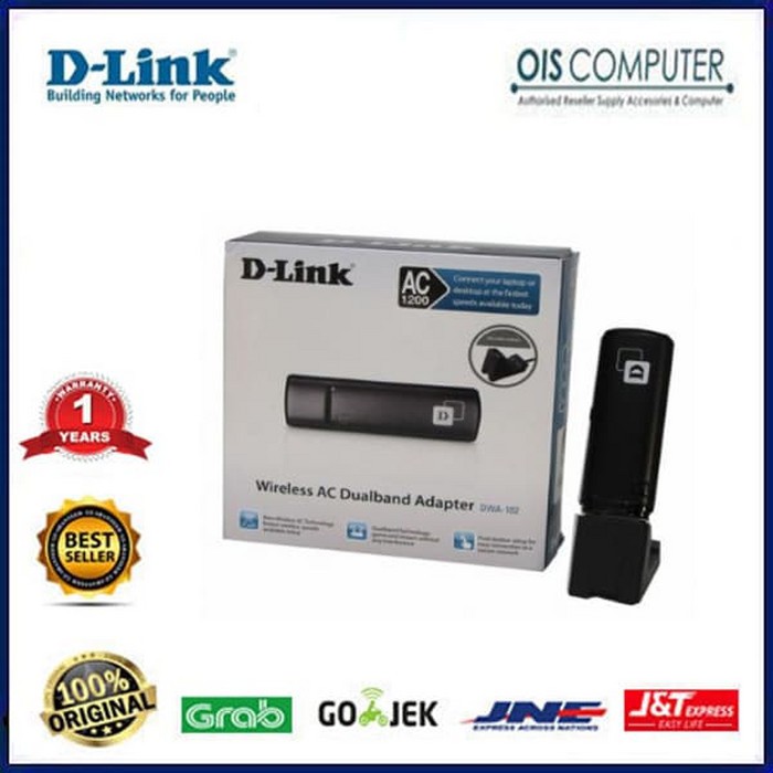 USB WIFI Dlink DWA-182 Dual Band USB Wifi Wireless Dongle adapter MURAH