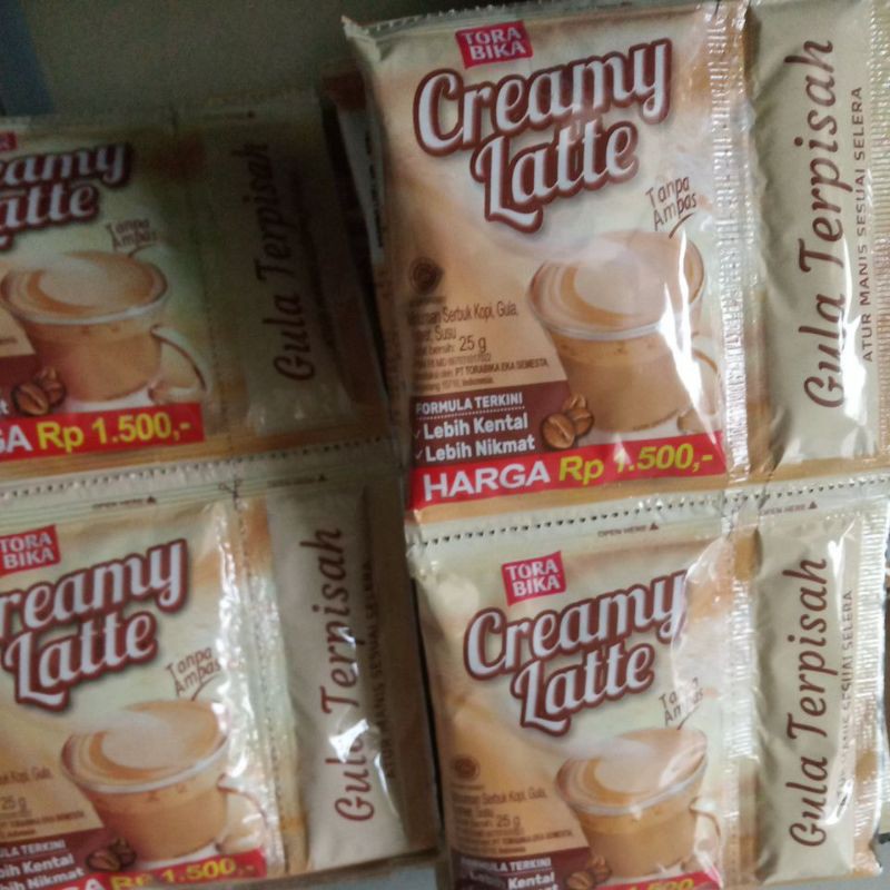 

Torabika Creamy latte isi 10sachet