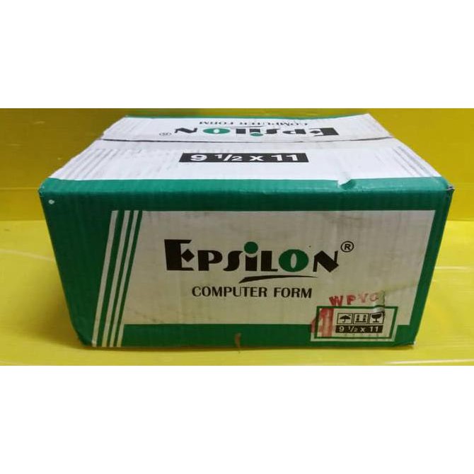 

Termurah Epsilon Continuous Form 9 1/2 X 11 4 Ply (K4) | Kertas Komputer Offic