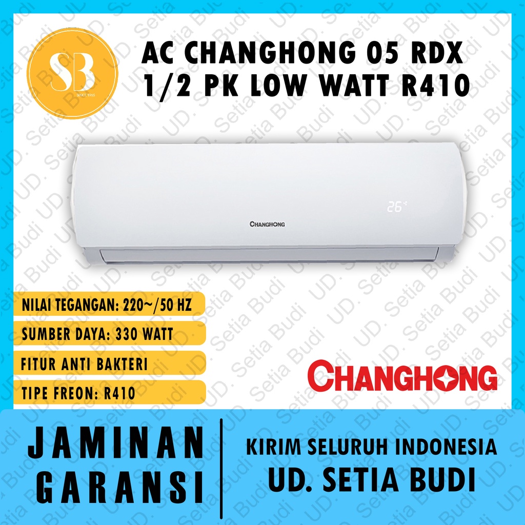 AC Split Changhong CSC-05RDX 1/2 PK Low Watt R410