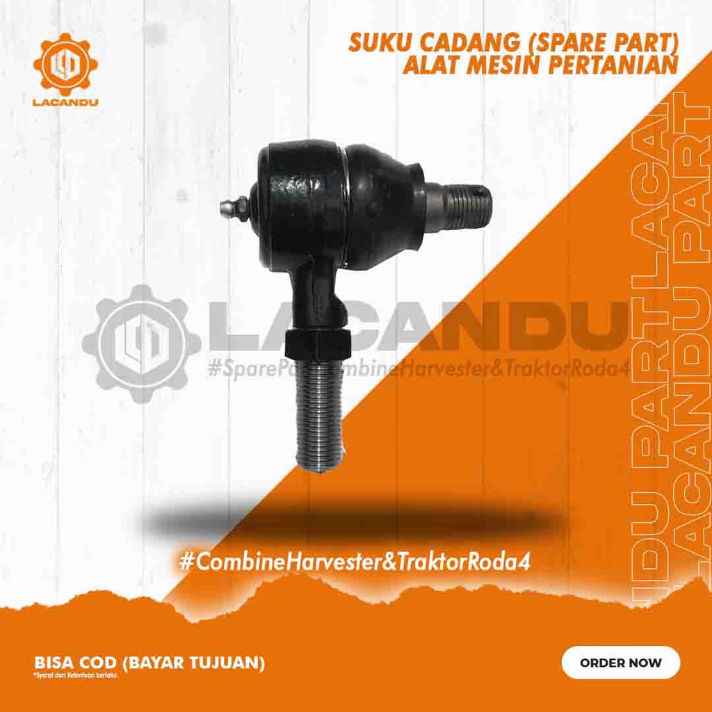 YT ASSY TIE ROD LH (KIRI) 393-494 TRAKTOR YANMAR 1A8310-12550 UNTUK TRAKTOR RODA 4 LACANDU PART