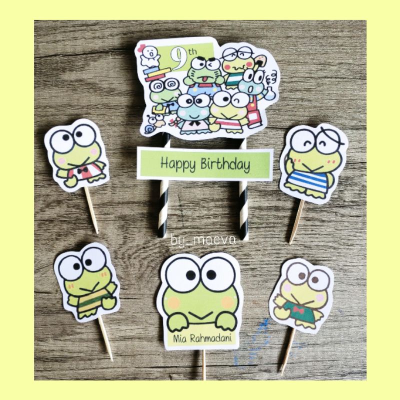 

topper cake keropi
