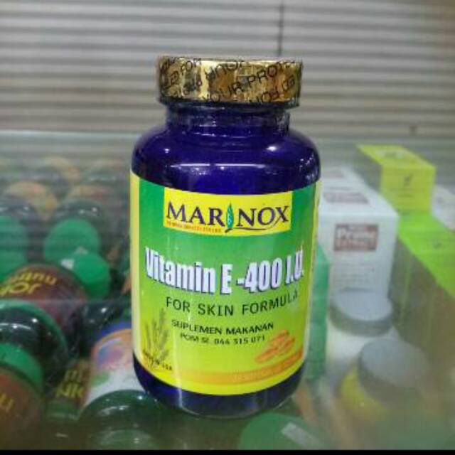 Marinox Vitamin E 400iu Antioksidan And Skin Formula Isi 30 Sofgel