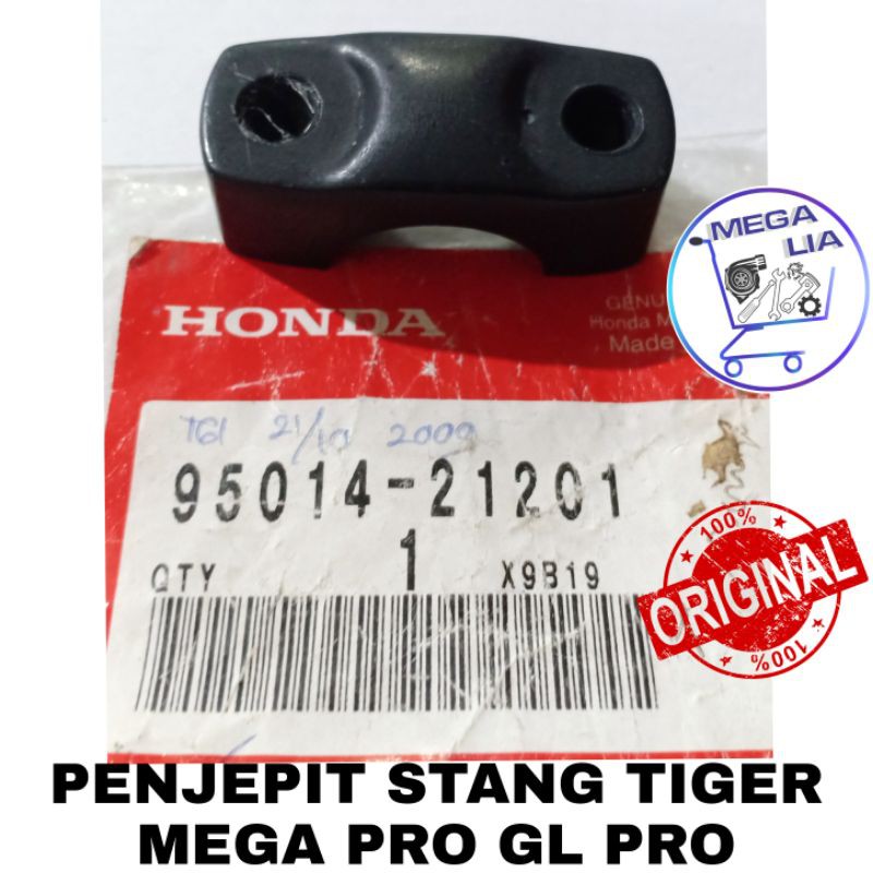 Holder Handle Penjempit stang Tiger MEGA PRO GL Pro TIGER MEGAPRO 100% ORI HONDA 95014-21201