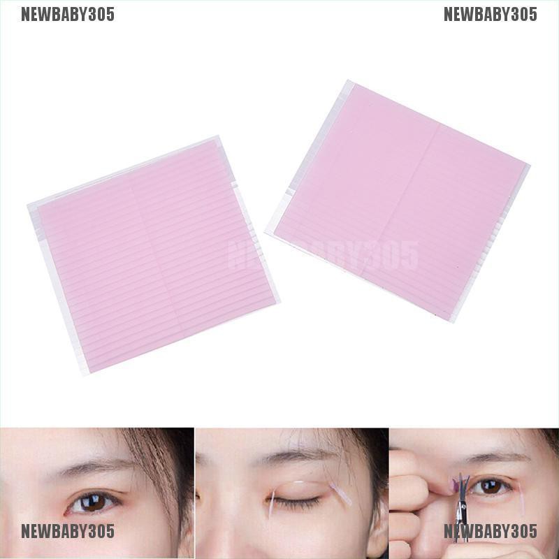 104pcs Invisible Fiber Double Side Adhesive Eyelid Stickers Technical Eye Tapes [NEWBABY]