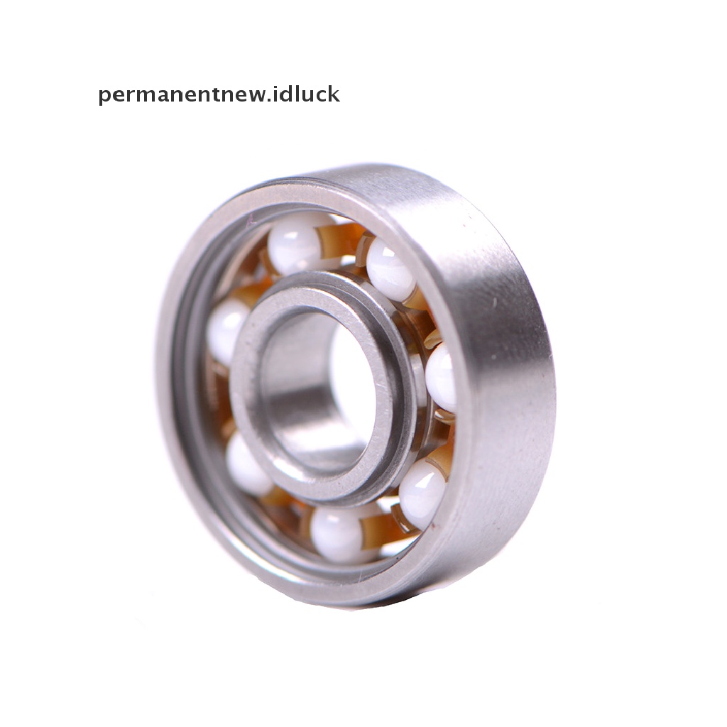 Luckypermanent 608 Bearing Bola Keramik Untuk Fidget Spinner / Skateboard / Drift Plate