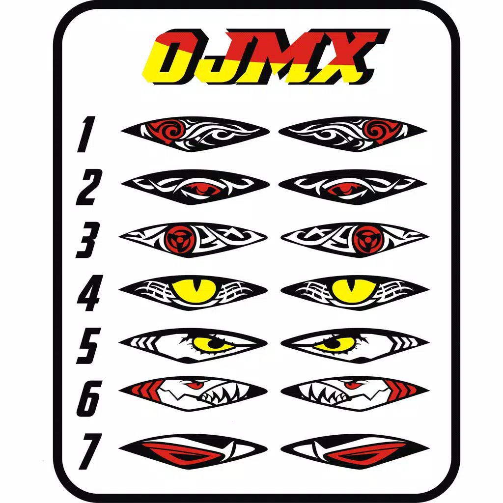 Stiker Motor Jupiter Lama Stiker Jupiter Old Stiker Variasi Lampu Sein Old Jupiter MX Bisa Bayar COD