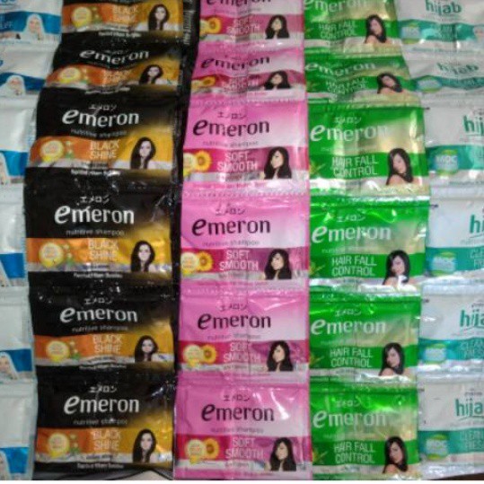 EMERON / EMERON Hijab Shampoo renceng isi 12 sachet