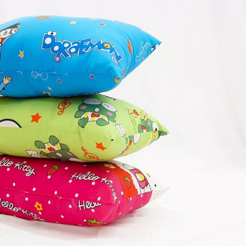 Bantal dan Guling busa memory foam | bantal tidur motif random |  bantal dan guling karakter