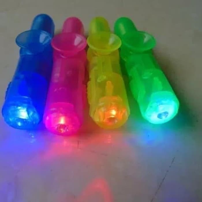 Pulpen Spinner Nyala Lampu Warna Warni Disko / Pen Spinner Led