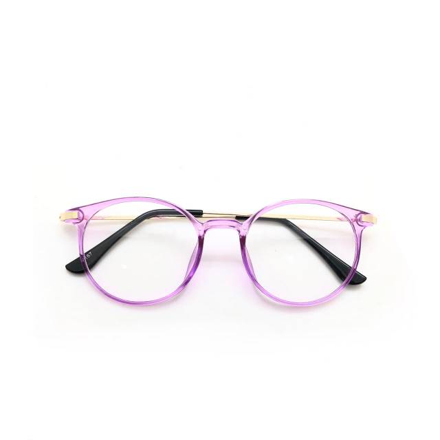 Frame Kacamata Bulat, Kaca mata Wanita, Kacamata Vintage, Kaca mata Trendy, Kacamata Elegant 8167