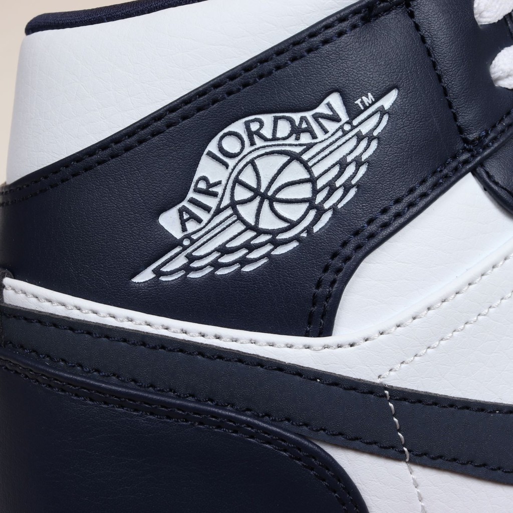 Sepatu Air Jordan 1 MID Navy White