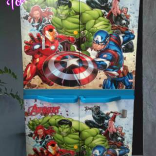  Lemari  Plastik Naiba Multi Super Cabinet 9264 Avengers Shopee  Indonesia