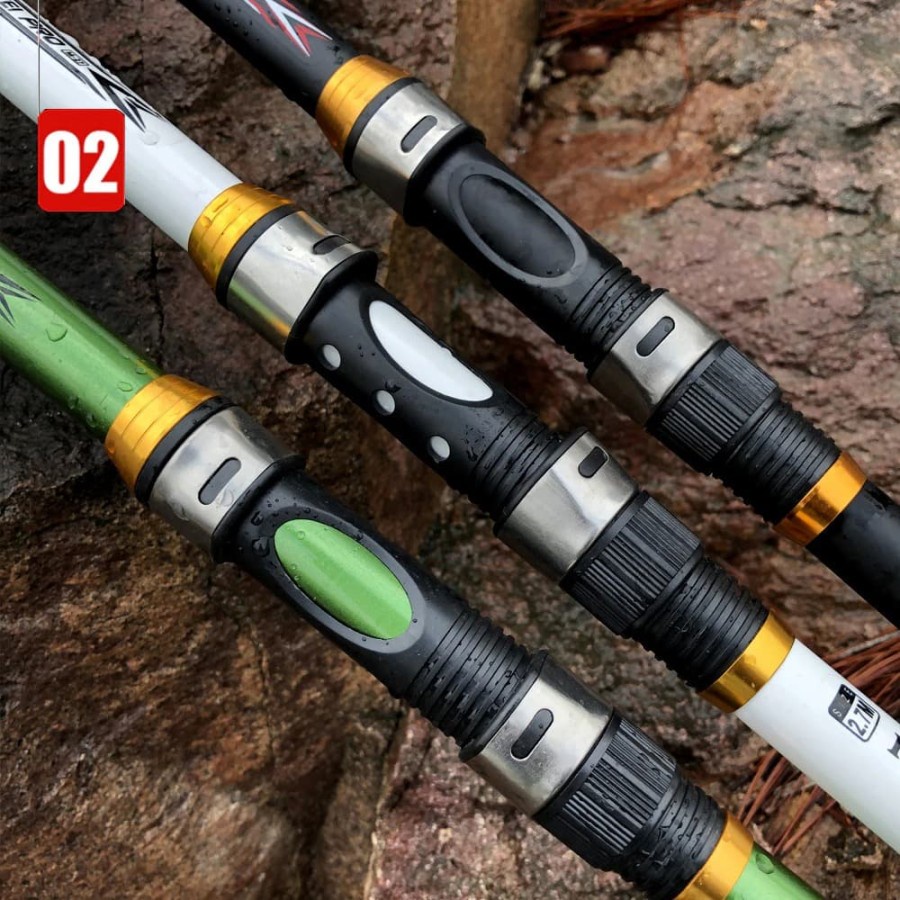 Joran Pancing Telescopic Fishing Rod Pole Carbon Fiber