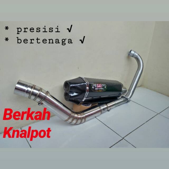 Knalpot racing Yoshimura R77 Vixion R15 Cbr150 Cb150 Gsx Byson Megapro Fu Ninja RR mono Double hole