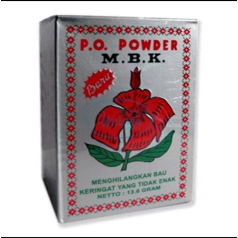 Bedak Mbk  powder silver harga 1 bok.