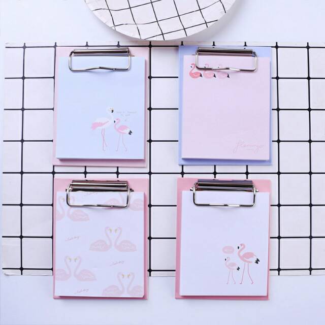 

Flamingo Mini Clipboard Memopad