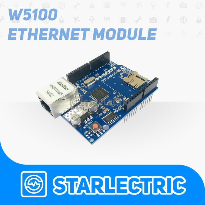 W5100 Ethernet Shield for Arduino