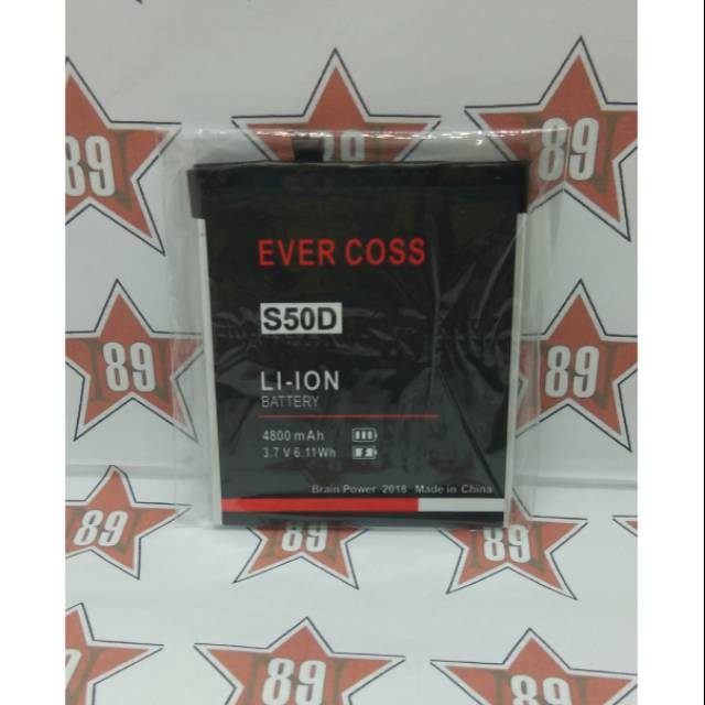 Battery batre Evercross S50D soket