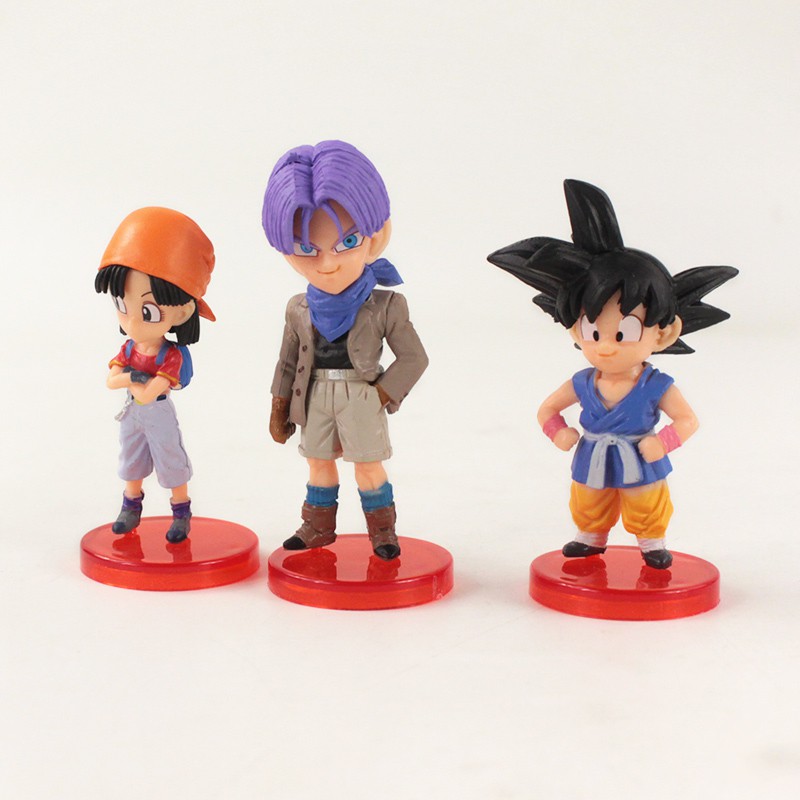 6Pcs/Set Dragon ball Action Figure Toys Dragon Ball Cake Decoration Cake Topper