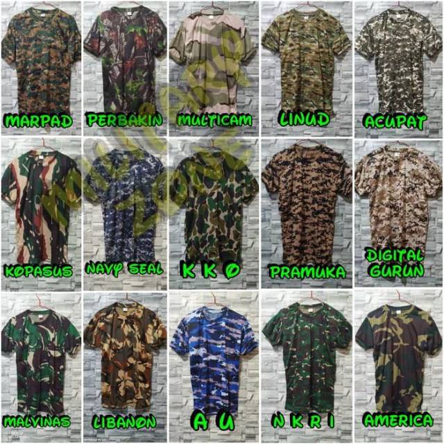 GROSIR BAJU KAOS LORENG LENGAN PENDEK TACTICAL CAMO OBLONG GROSIR BAJU KAOS LORENG LENGAN PENDEK TACTICAL CAMO OBLONG