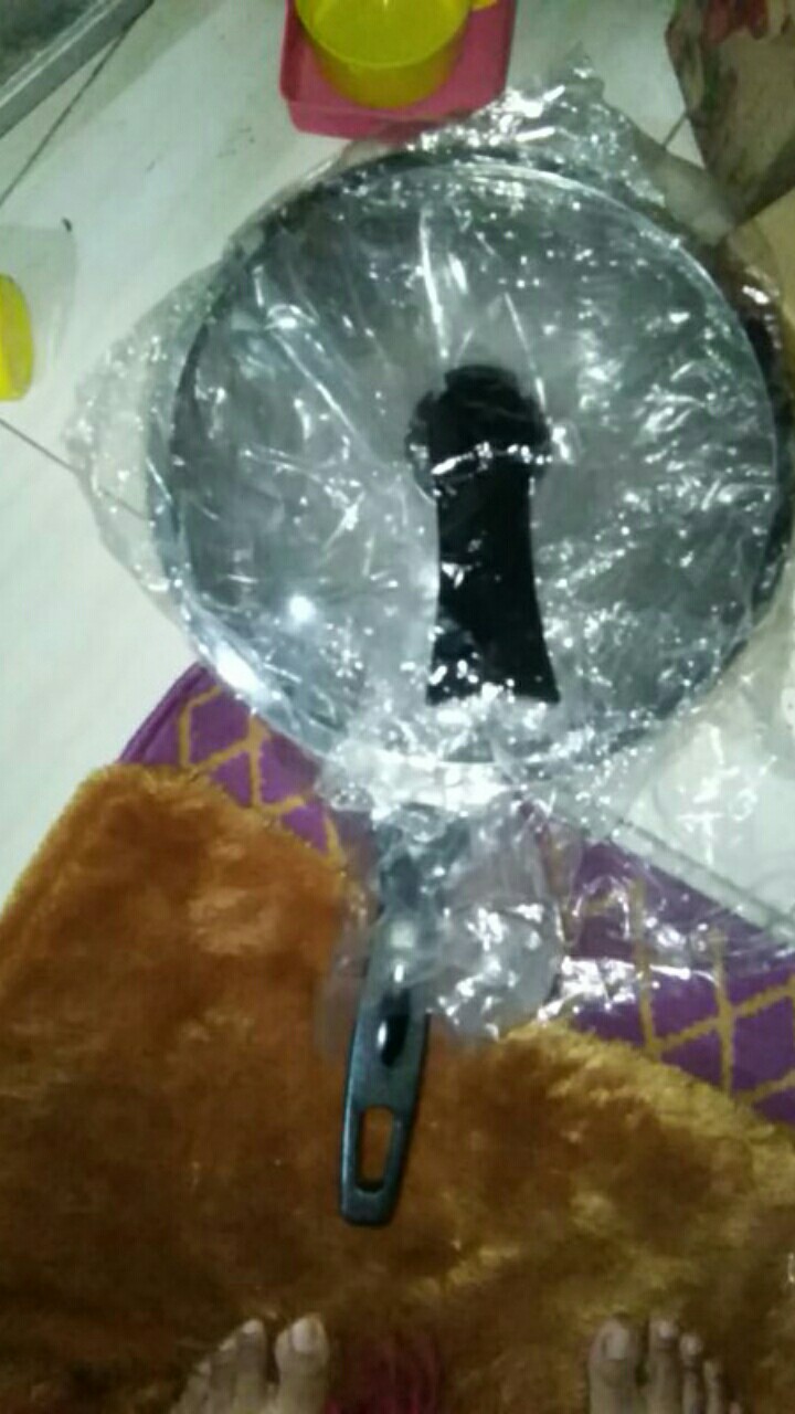 Panci Wajan Anti Lengket Granite Orange New Yeobo 30cm