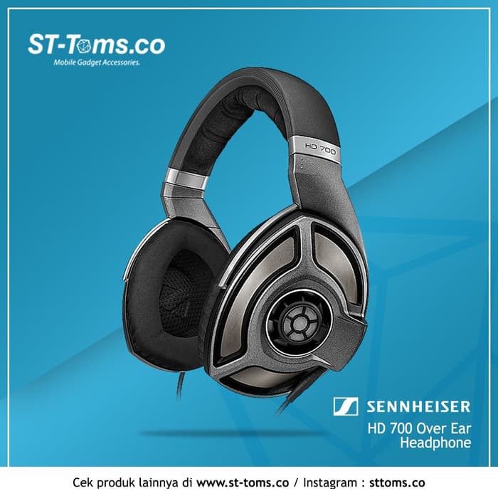 Headset Earphone Headphone Sennheiser Hd 700 Hd700 Over Ear 04heh941 Shopee Indonesia