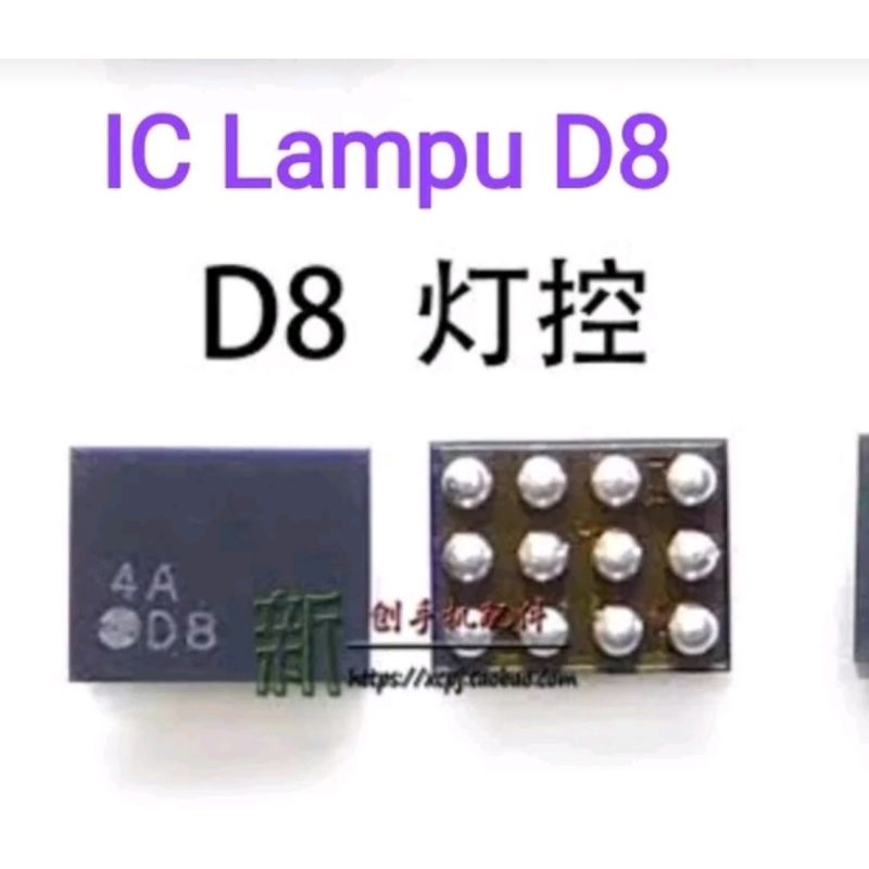 IC LAMPU LIGHT D8 NEW ORIGINAL