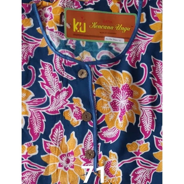 Daster Kencana Ungu Plisir K3 label coklat-10