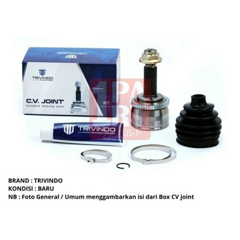 cv joint as roda luar outlander / grandis