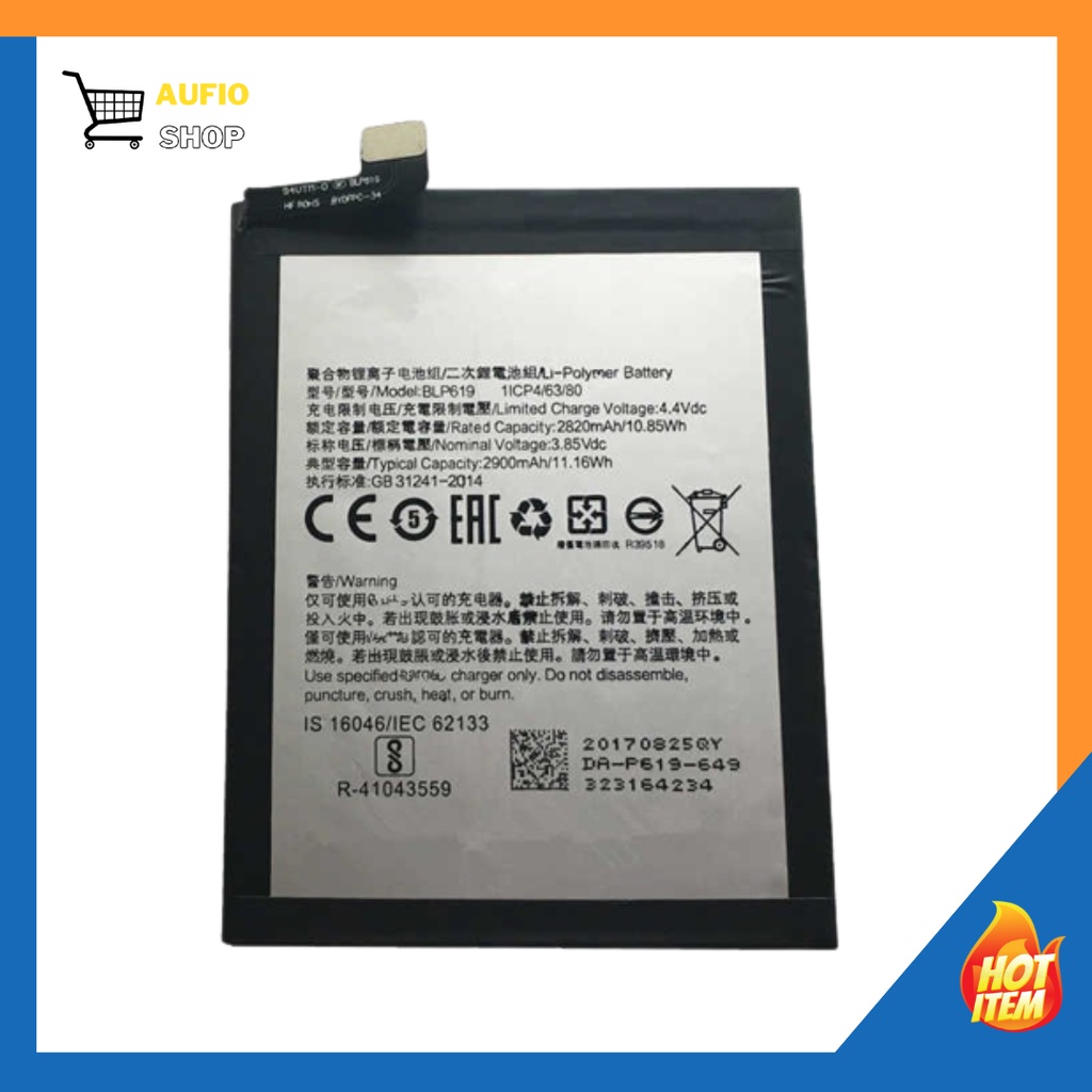 BATERAI OPPO A57 / OPPO A39 / BLP619 2820mAh