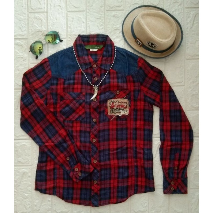 kemeja jeep/kemeja second/kemeja kotak-kotak