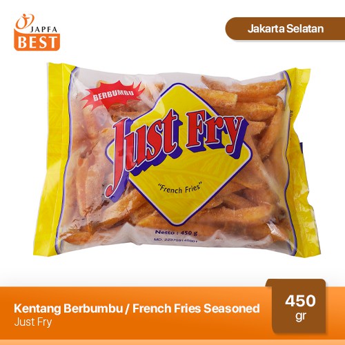 Kentang Just Fry Berbumbu / French Fries Just Fry Seasoned 450 gr