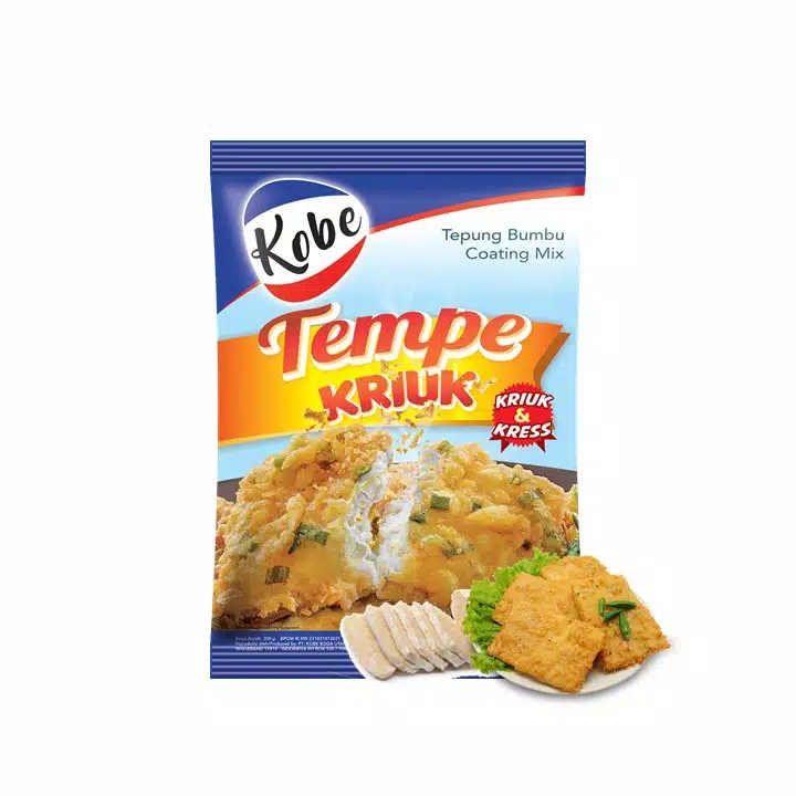 

Kobe Tepung Tempe Goreng kriuk (70gr) 1 renteng isi 10 pcs