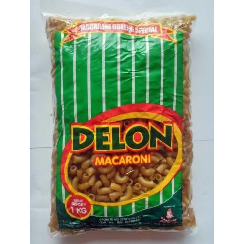 Makaroni Mentah / Makaroni Hijau / Makaroni Delon Coklat / Makaroni Delon / Makaroni Goreng 1KG