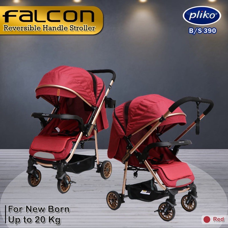 Makassar - Stroller Pliko Falcon 390 Reversible Handle / Kereta Dorong Bayi