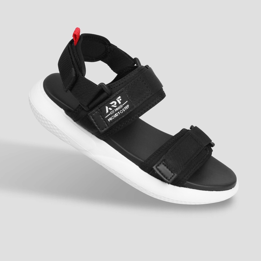 Mirae Black | Sendal Gunung Original Black Santai Kasual Pria/Cowok - Sandal Footwear | FORIND ARF