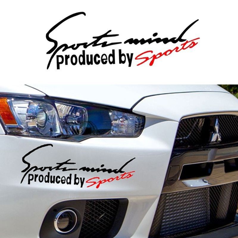 stiker mobil sporty by nama custom cutting sticker
