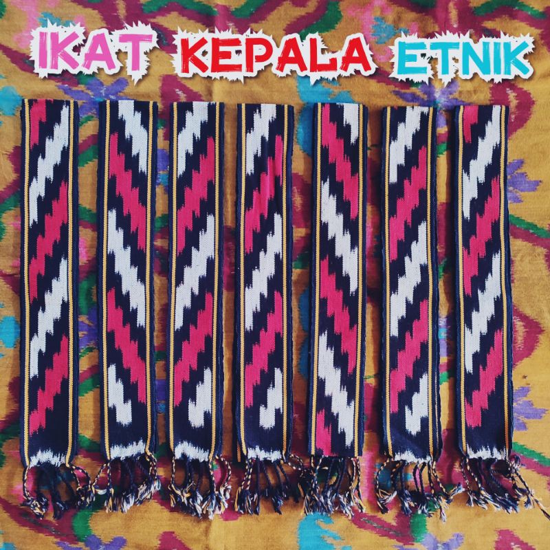 Ikat Kepala Etnik Tenun, kain tenun, syal tenun