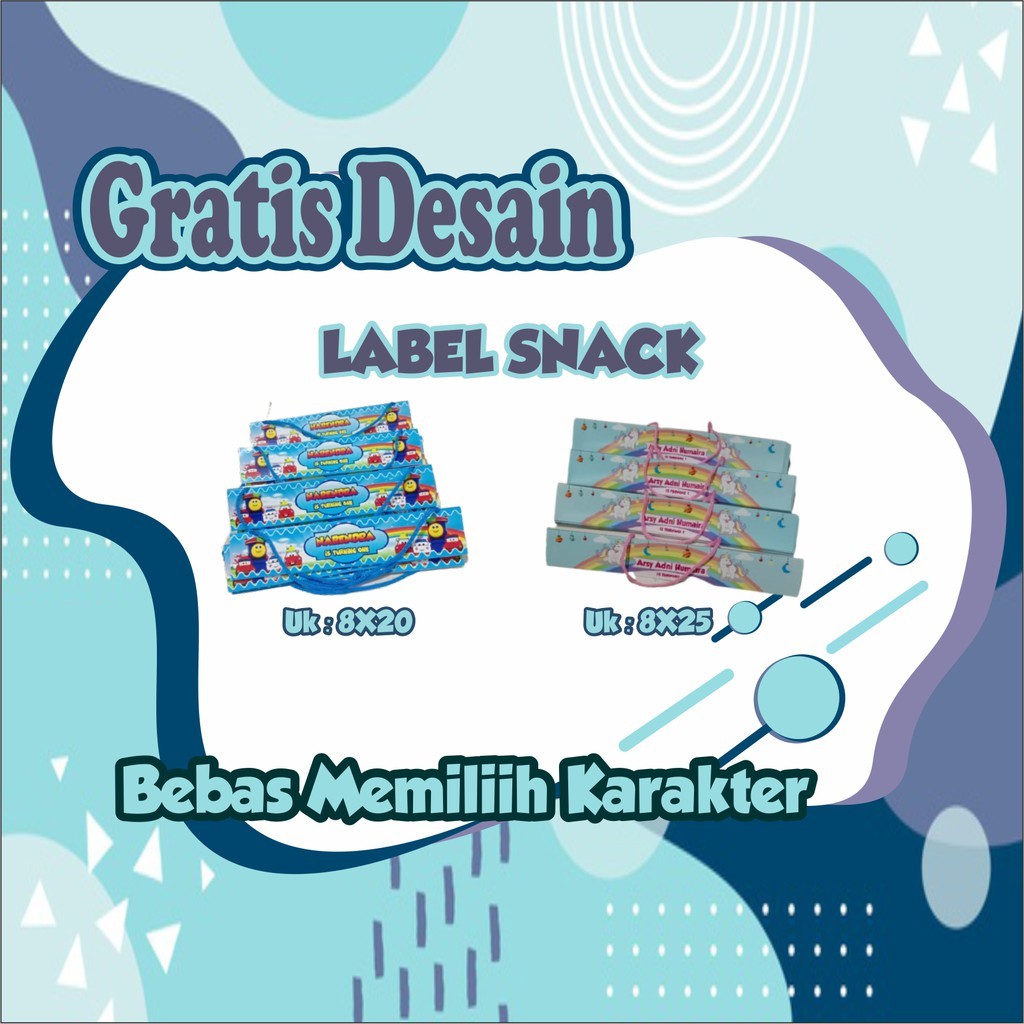 

LABEL SNACK ULANG TAHUN
