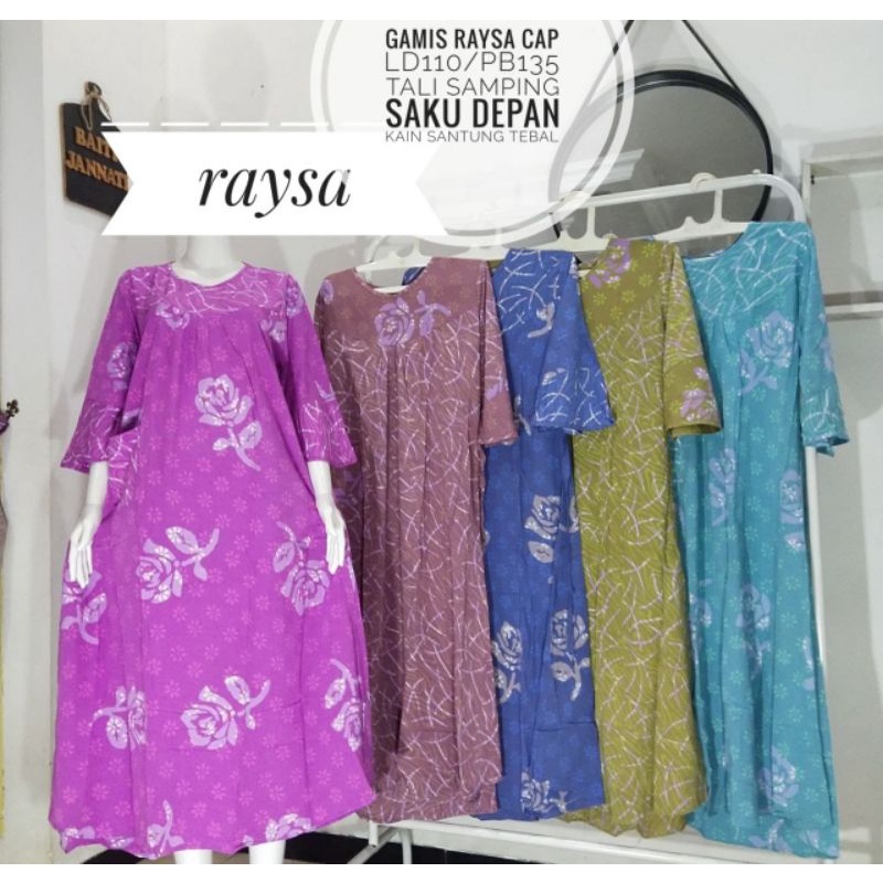 Gamis Batik Twill Rayon / Gamis Rayon Candimekar