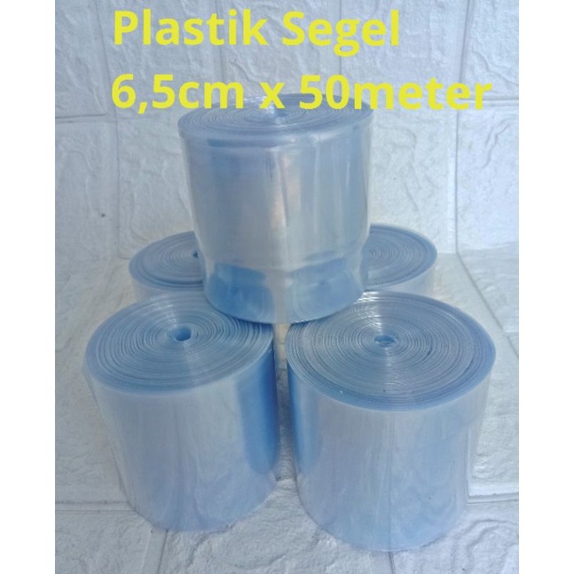 Plastik Segel / Pvc Shrink 6,5cm x 50 meter